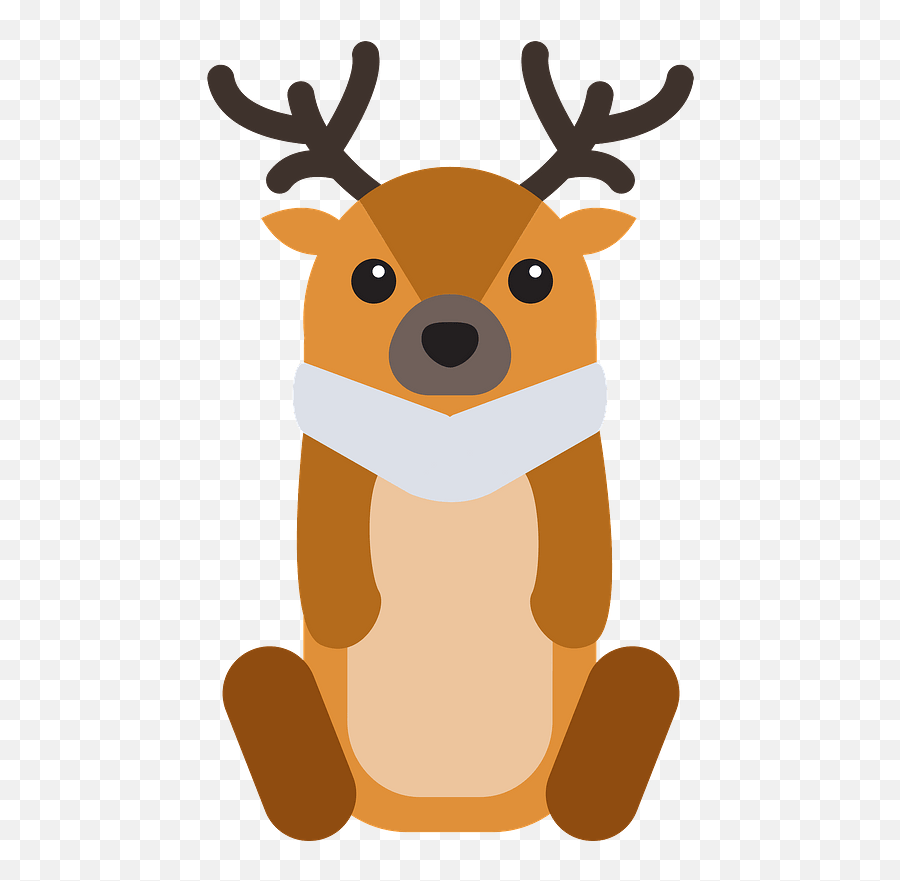 Baby Deer With Antlers Clipart Emoji,Antler Emoji