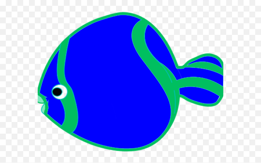 Blue Fish Clip Art - Colorful Fish Clip Art Transparent Emoji,Blue Fish Emoji