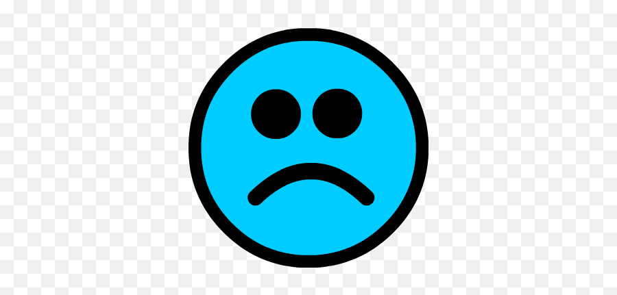 Miserable - Dot Emoji,Miserable Emoticon