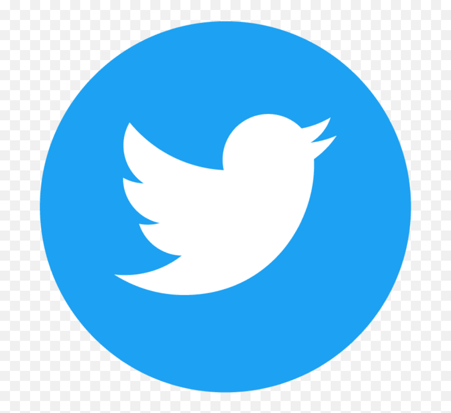 Twitter Icon Circle Blue Logo Vector Free Download - White Icon Twitter Png Emoji,Emoticon Wechat Free Download