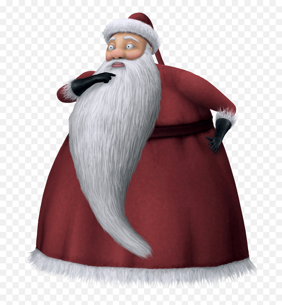 Santa Claus - Nightmare Before Christmas Santa Clip Art Emoji,Mrs Claus Emoji