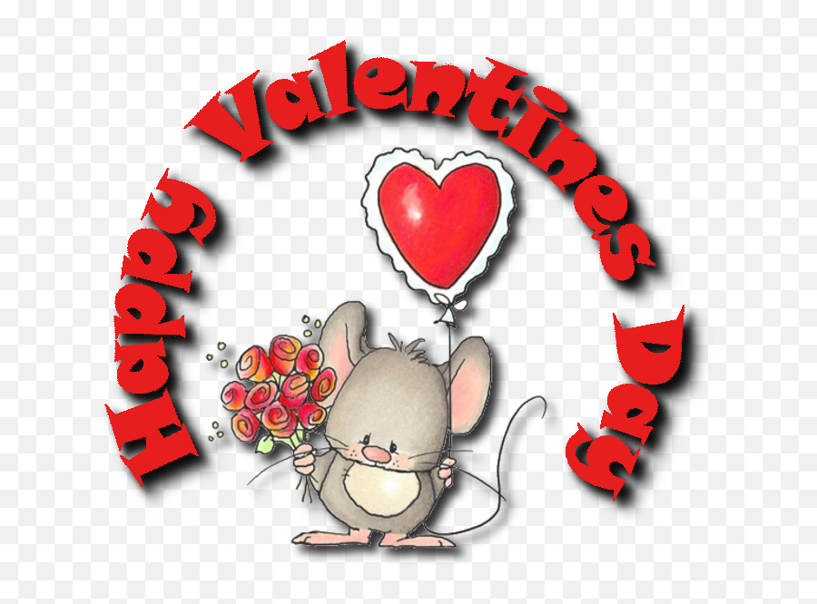 Clipart San Valentin Valentines Day - Valentines Mouse Clip Art Emoji,Tarjetas De San Valentin Emojis