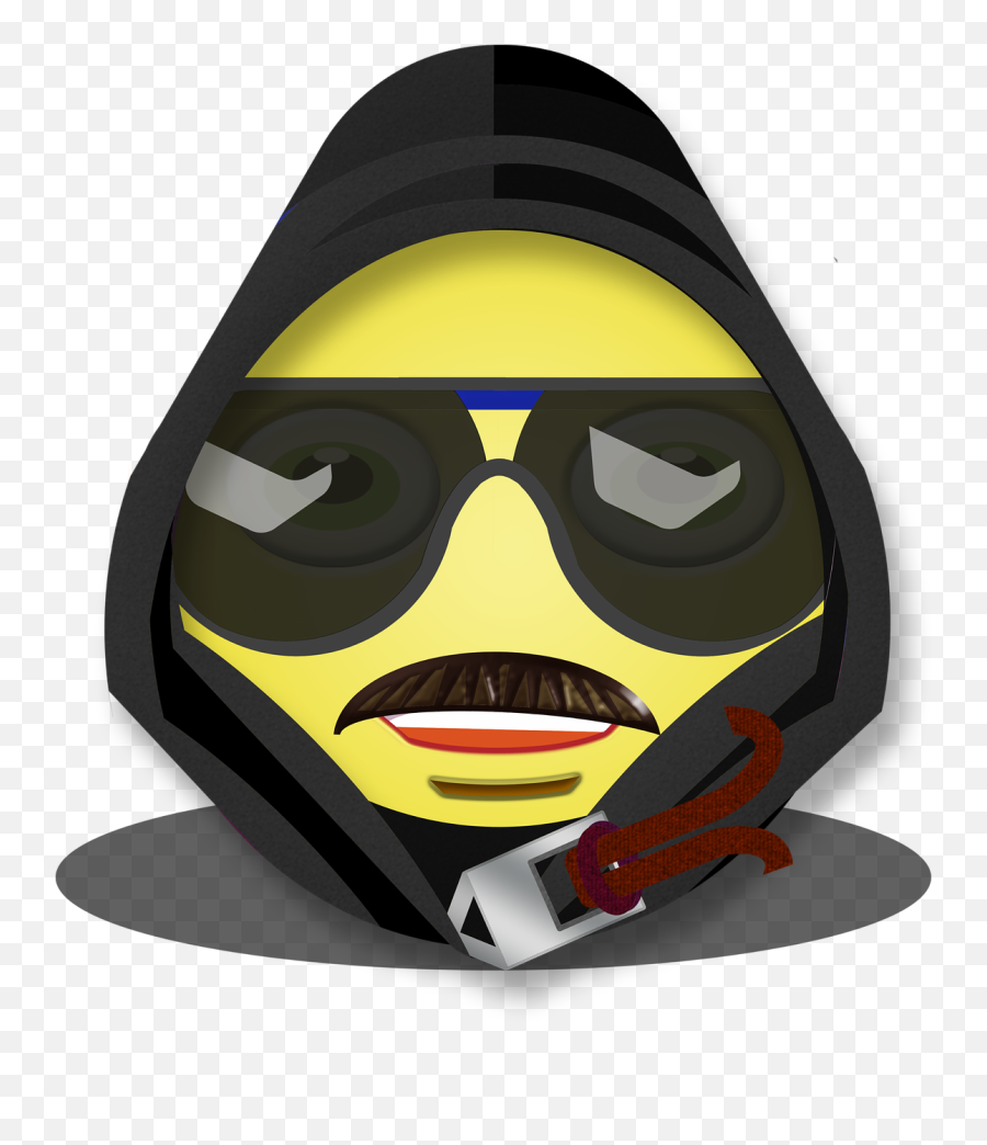 Graphic Emoticon Unabomber - Emoji,Mustache Emoji