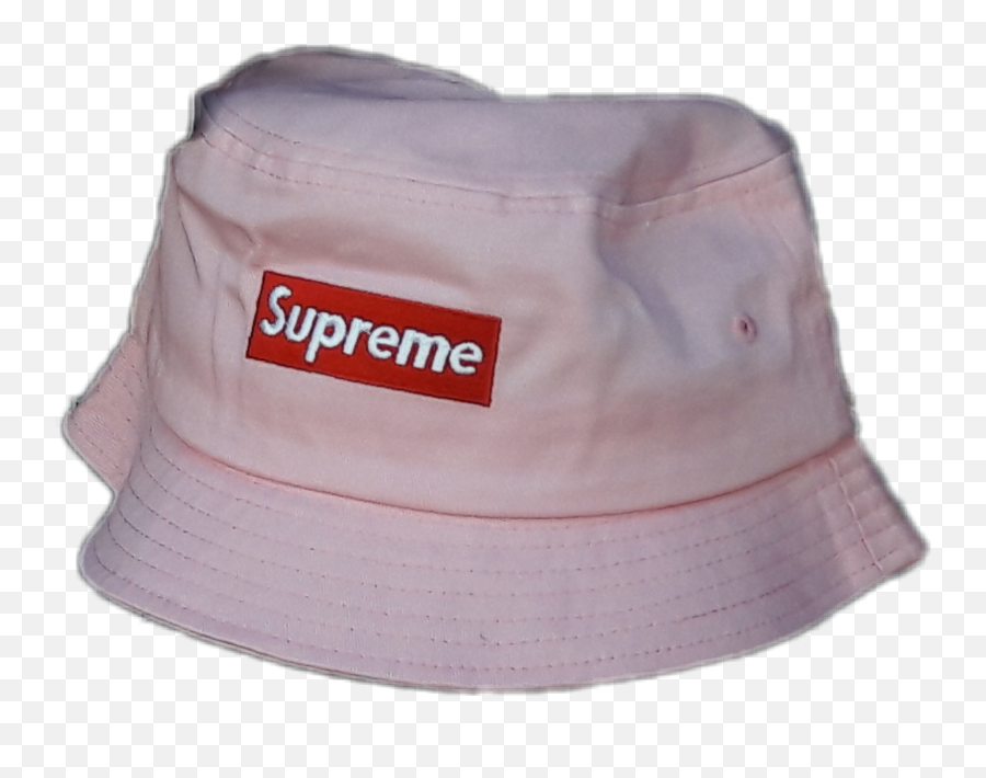 Supreme Pink Hat Brand Sticker - Solid Emoji,Pink Hats Emojis