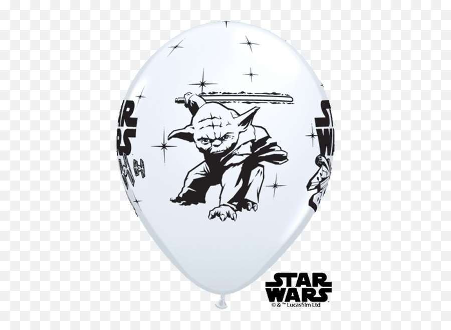 10 X 11 Qualatex Latex Balloons - Star Wars Darth Vader Star Wars Emoji,Yoda Emoji Png Lego