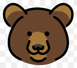 Bear Emoji Clipart - Happy,Bear Emoji