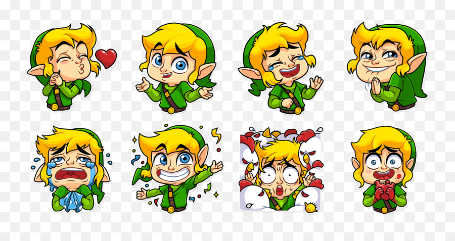 The Hero Of Hyrule Telegram Stickers U2014 2017 On Behance - Fictional Character Emoji,Telegram Sticker Emotions