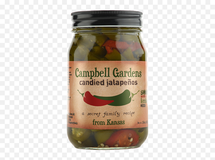 Campbell Gardens Candied Jalapeños 16 Oz - Candied Jalapenos Emoji,Facebook Emoticons Jalapeno