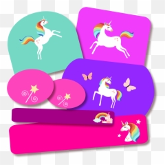 Bts - Pu Back To School Peace And Unicorn Lovable Labels Emoji,Subscribe Button With Unicorn Emojis On It
