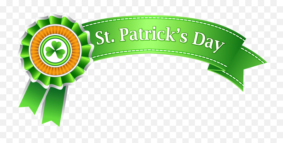St Patricks Saint Transparent Banner - Transparent Background St Patricks Day Clipart Emoji,Saint Patrick Emoticons Samsung