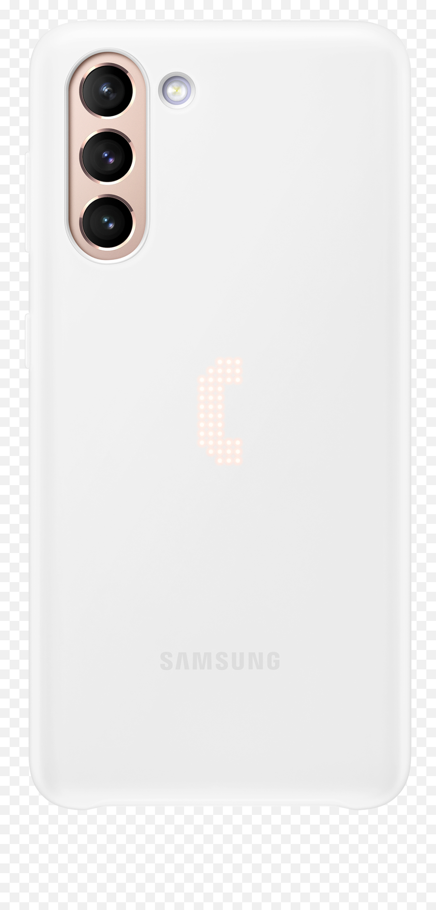 Galaxy S21 5g Smart Led Cover - White Samsung Group Emoji,Galaxy So Black Emojis