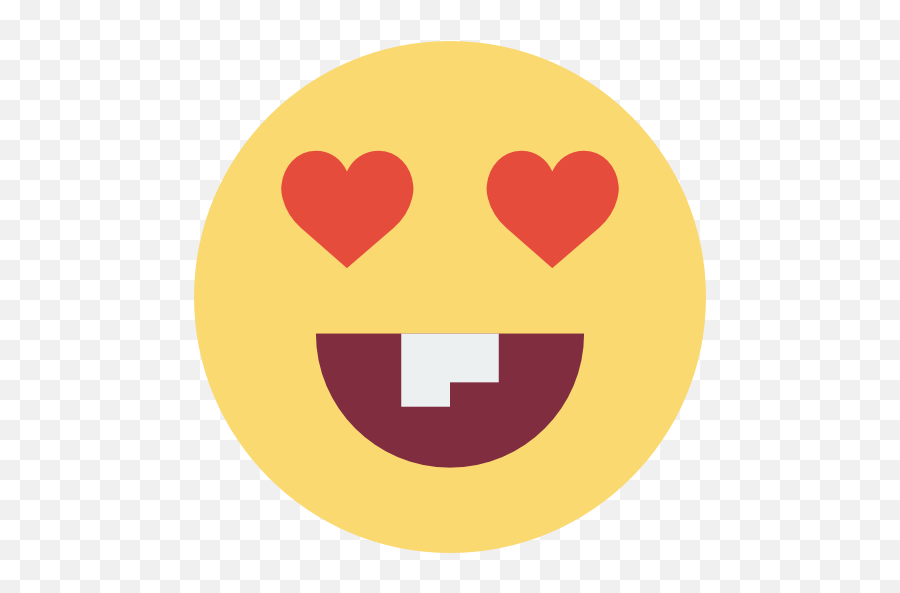Emoticon Emoticons Smiling In Love Square Interface - Emoticon Emoji,Images Of Emoticon In Love