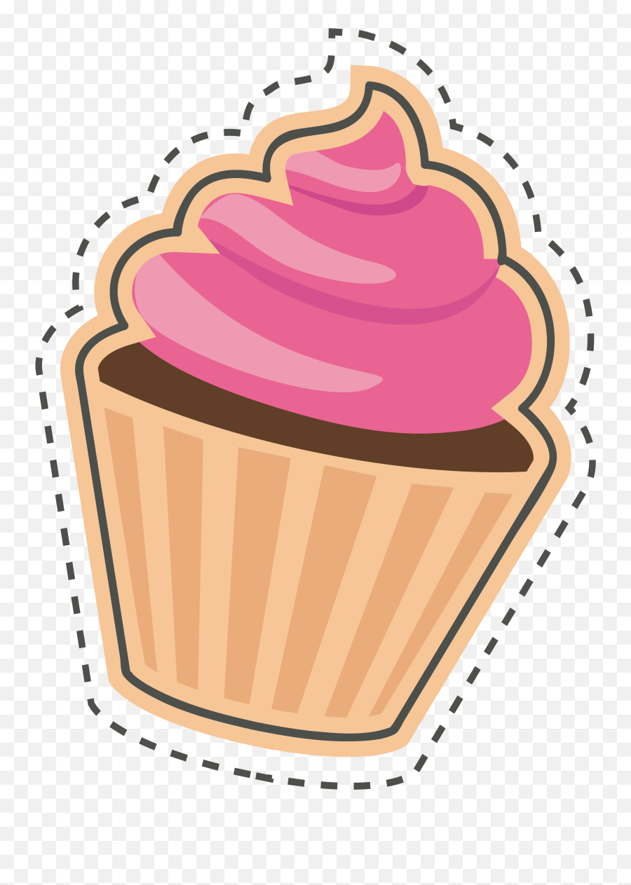 Free Cupcake Png - Cupcake Sticker Png 1972464 Vippng Cup Cake Sticker Png Emoji,Desenho Emotions Whatsapp