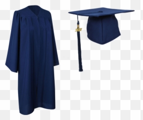 Navy Blue Graduation Cap With Stole - Academic Dress Emoji,Graduation Hat Emoji
