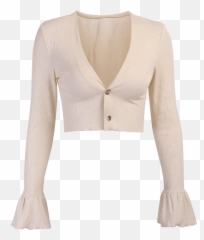V - Crop Top Emoji,Emoji Crop Top Sweater