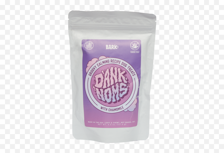 Dank Noms Groovy Calming Recipe Dog Treats - Household Supply Emoji,Slobbering Emoji