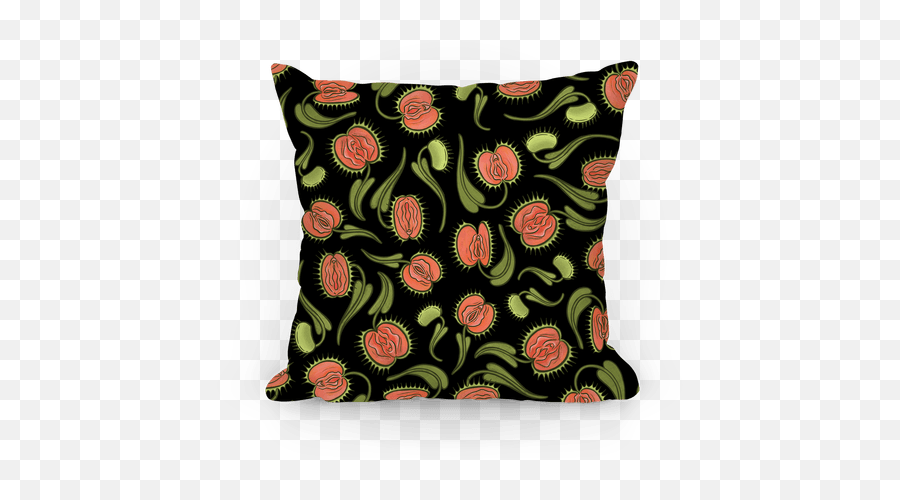 Venus Flytrap Vulvas Pillows - Decorative Emoji,Argos Emoji Cushion