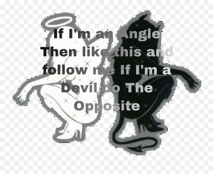 If Im An Angle Do It I Bet You Sticker Emoji,Bet Black Emoji