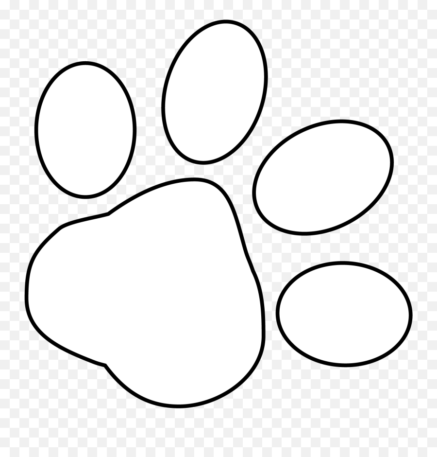 Free Paw Print Transparent Download - Transparent White Paw Print Png Emoji,Paws Emoji