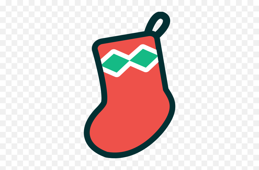 Christmas Shoe Png - Designbust Christmas Sock Icon Png Emoji,Christmas Movie Emoji Game