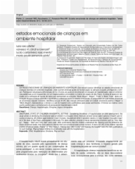 Pdf Estados Emocionais De Crianças Em Ambiente Hospitalar Emoji,Emoticons Paraface