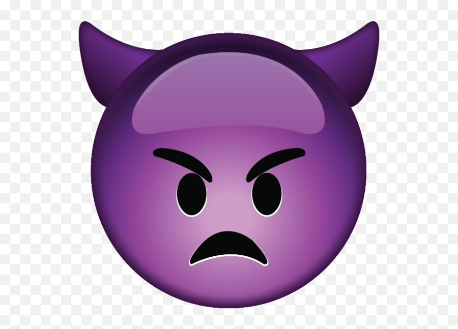 Angry Devil Emoji Download All Apple - Angry Devil Emoji Transparent,Devilish Emoticon