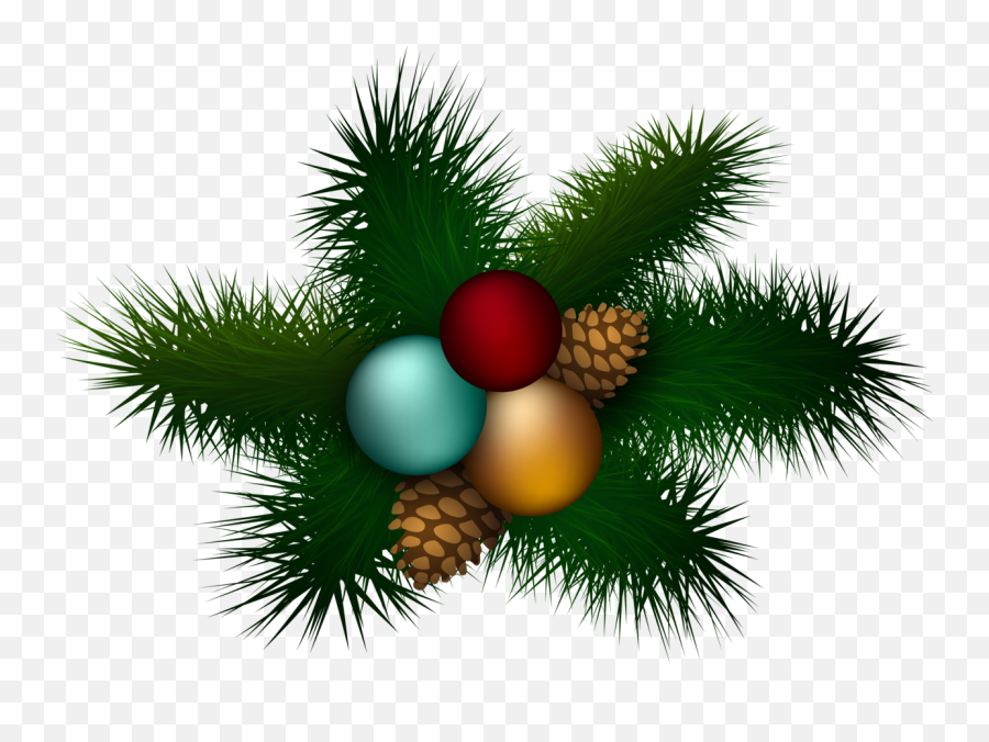 Christmas Pine Decoration Png Clip Art Emoji,Small Emoji For Christmas