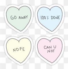 Stickers Tumblr Stickers - Printable Cute Heart Stickers Emoji,Forever Alone Emoji
