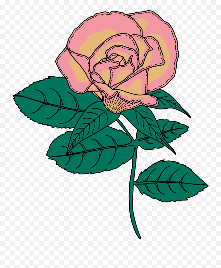 Ios Android Giphy Sparkling Rose Flower - Floral Emoji,Rose Emoji Iphone
