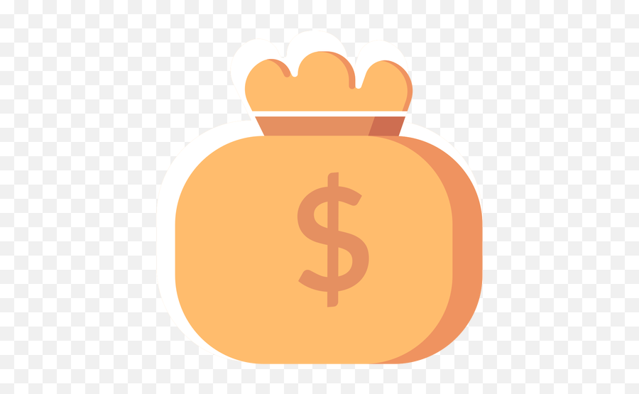 Money Bag Flat Icon - Solid Emoji,Money Bag Emoji Png