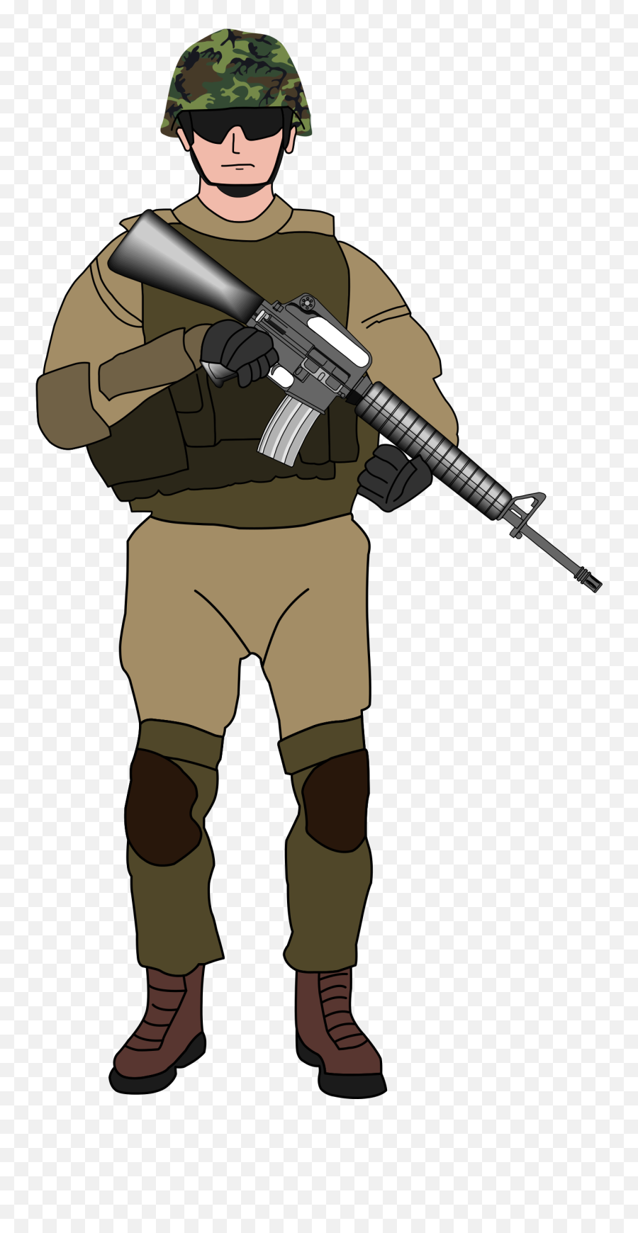 Cartoon Ww2 Soldier Drawing - Clip Art Library Garrett Foster Ak 47 Emoji,Sniper Emojis