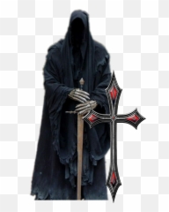 Death Cross Black Man Sword Sticker By Marras - Death Emoji,Crossed Swords Emoji
