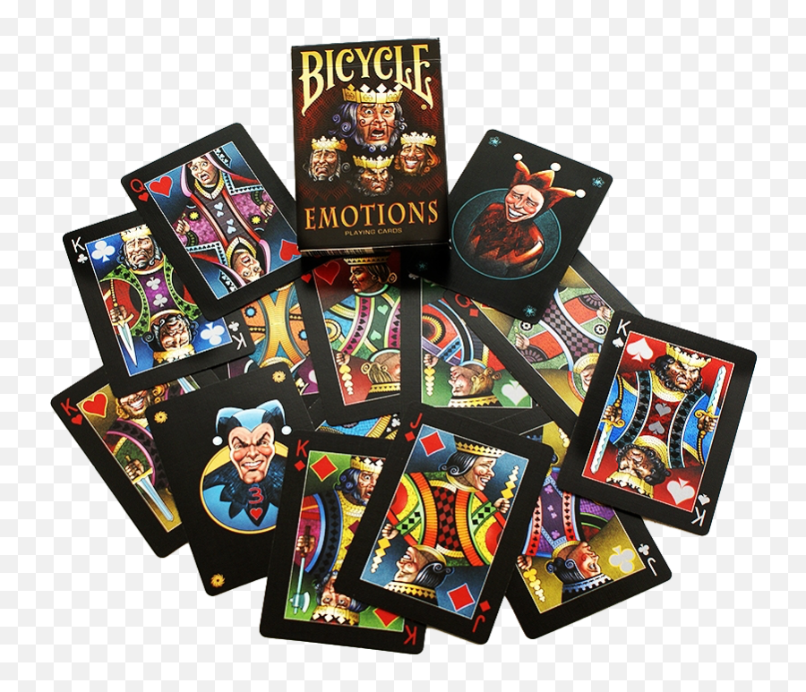 Kuglarstwo - Bicycle Playing Cards Emoji,Bicycle Emotions Playing Cards