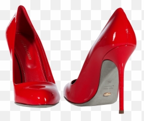 Pair Of Red Women Shoes - Zapatos De Tacon Png Emoji,Emoji Loafers