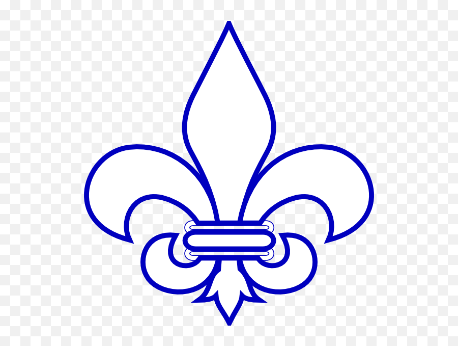 Royal Blue Fleur De Lis Png Svg Clip Art For Web - Download Fleur De Lys Transparent Background Emoji,Fleur Emoji