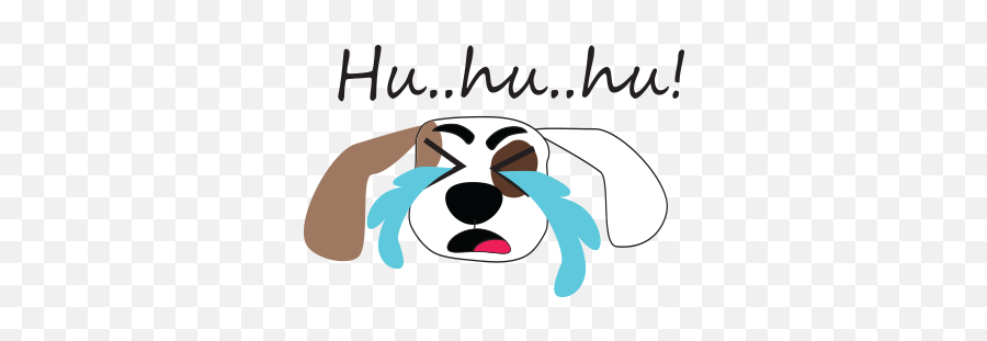 Puppy Face Emojis By Thuan Bui - Automotive Decal,Puppy Dog Face Emoji