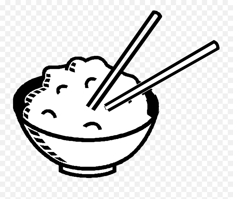 Rice Bowl Clip Art - Rice Bowl Clip Art Emoji,Rice Ball Emoji