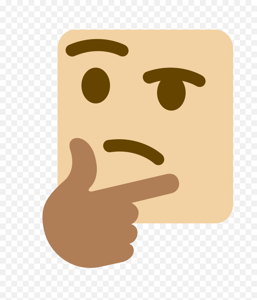 Simp Emoji - Discord Transparent Background Thinking Emoji,Triumph Emoji