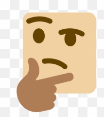 Simp Emoji - Discord Transparent Background Thinking Emoji,Triumph Emoji