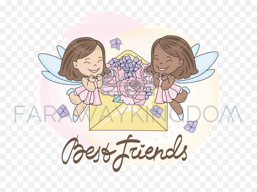 Party Vector Png - Best Friends Children Birthday Party Fairy Emoji,Kids Emotions Clipart