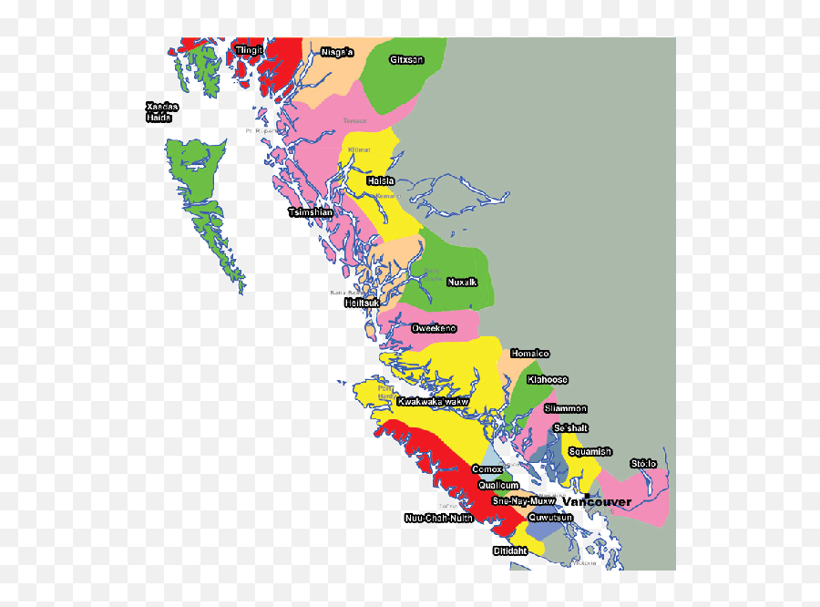 Springtime Of Nations - Coast Bc First Nations Map Emoji,Ron Burgundy Glass Case Of Emotion Gif