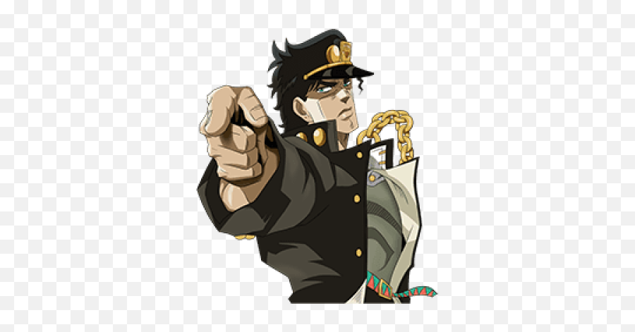 Emotes Png And Vectors For Free Download - Dlpngcom Jotaro Kujo Pose Anime Emoji,Jjba Emoji