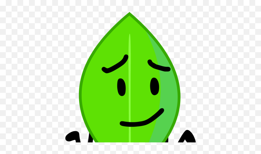 Leafy - Bfb Leafy Object Show Community Emoji,Cynical Emoticon