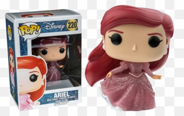 Glitter Ariel Funko Pop - Funko Pop Ariel Emoji,Translucent Baymax Funko Pop Emoticon