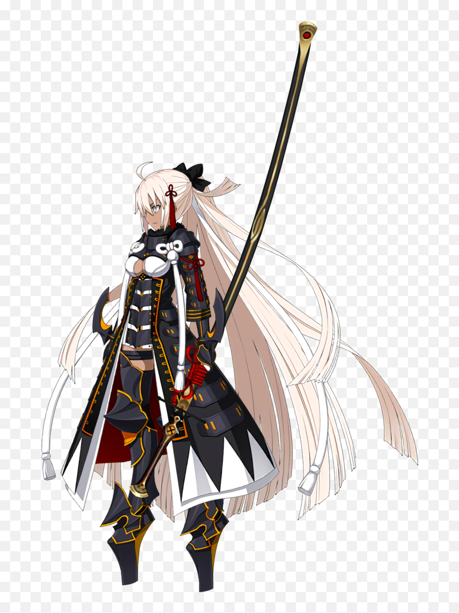 Okita Sji Alter Fategrand Order Wiki Fandom - Okita Alter Sprite Emoji,No Emotion For Rolling Gacha Fgo