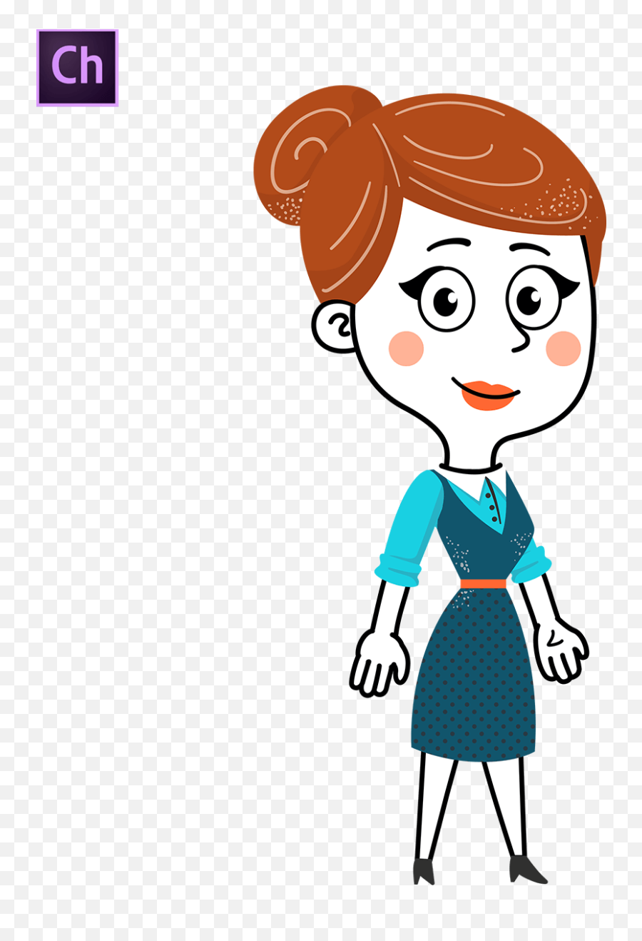Hand - Drawn Style Female Teacher Puppet Graphicmama Teacher Puppet Emoji,Cartoon Basic Emotions Drawings Eye