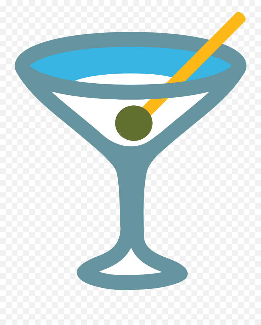 Cocktail Glass - Martini Emoji,Drink Emoji