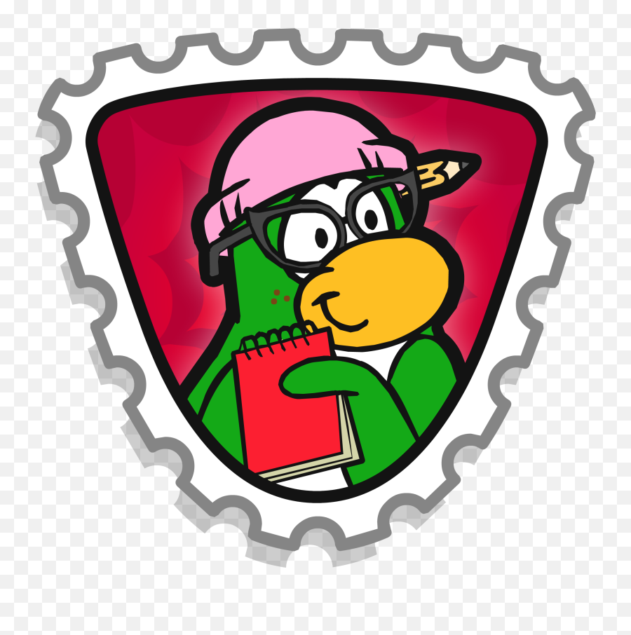 Aunt Arctic Stamp - Club Penguin Klutzy Stamp Emoji,Hero Art Emojis Stamps