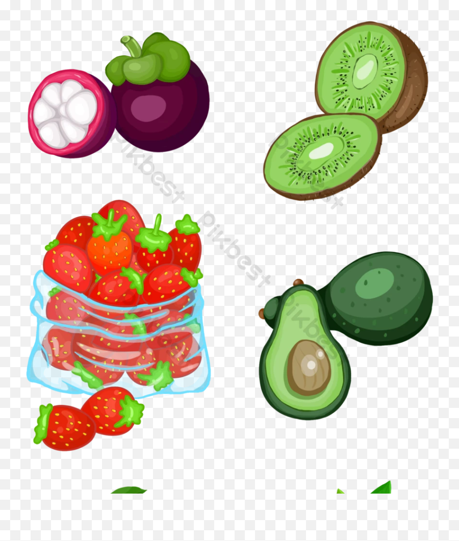Drawing Cartoon Fruit Decoration Png Images Psd Free - Decoracion De Frutas Animadas Emoji,Vegetable Emoticon Png