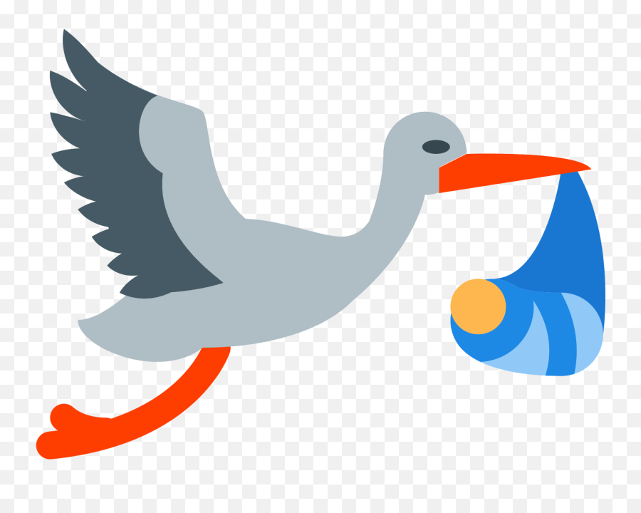 Download Stork Vector Image Free Download - Emoji Stork Png Stork Emoji,Emoji Vector Free